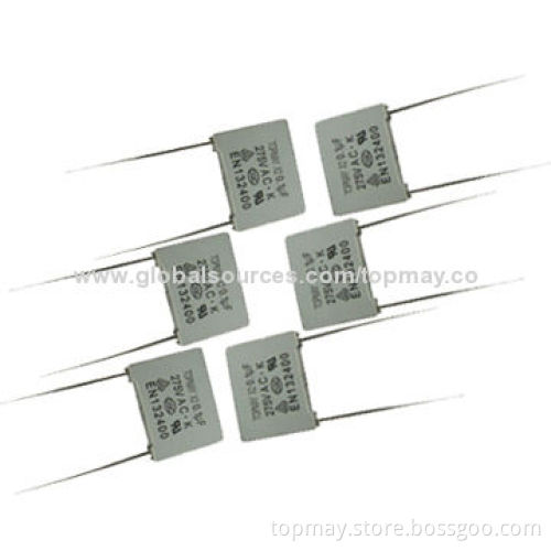 Polypropylene Film Capacitor with 2.5kV Impulse Voltage and 0.0022 to 4.7μF Capacitance Range